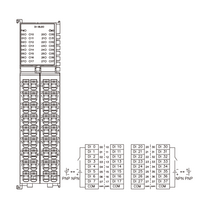 FX20-DI-BL60 ELCO IP20 MODULAR I/O SYSTEM, FX20-SUBMODULE, INPUT MODULE, 32-CHANNEL, PNP/NPN, DIN 35 MM RAIL INSTALLATION